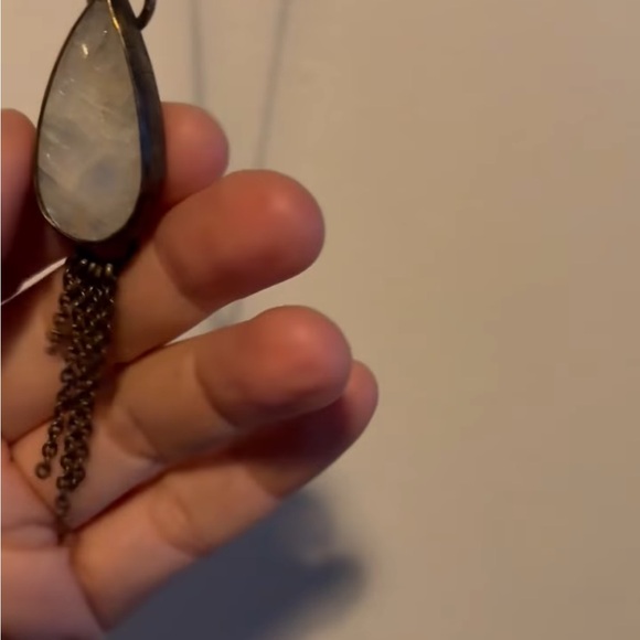 Rainbow moonstone pendant - Picture 6 of 6